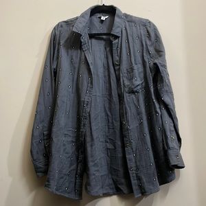 Sonoma Dark Grey Button-down